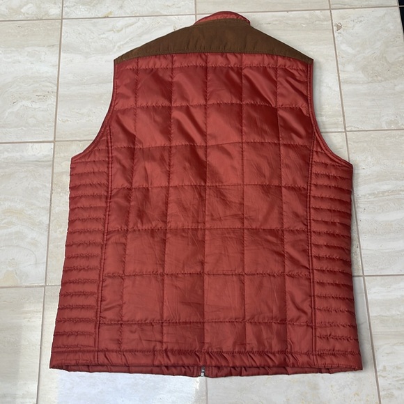 Alan Flusser Burnt Orange,Polyester Puff Vest - Picture 7 of 9